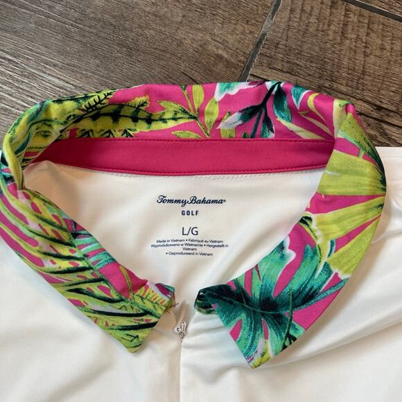 Tommy Bahama Performance 1/4 zip golf tank women's size Large - Picture 3 of 5